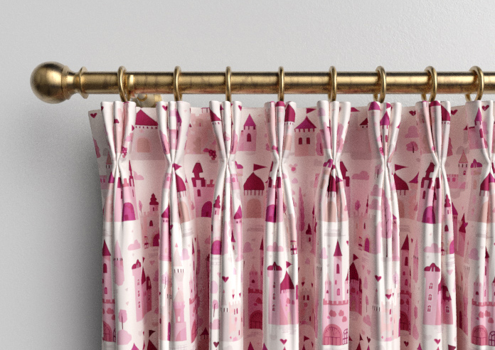 Magic Castle, Princess Pink - Made to Measure Curtains - Image 11